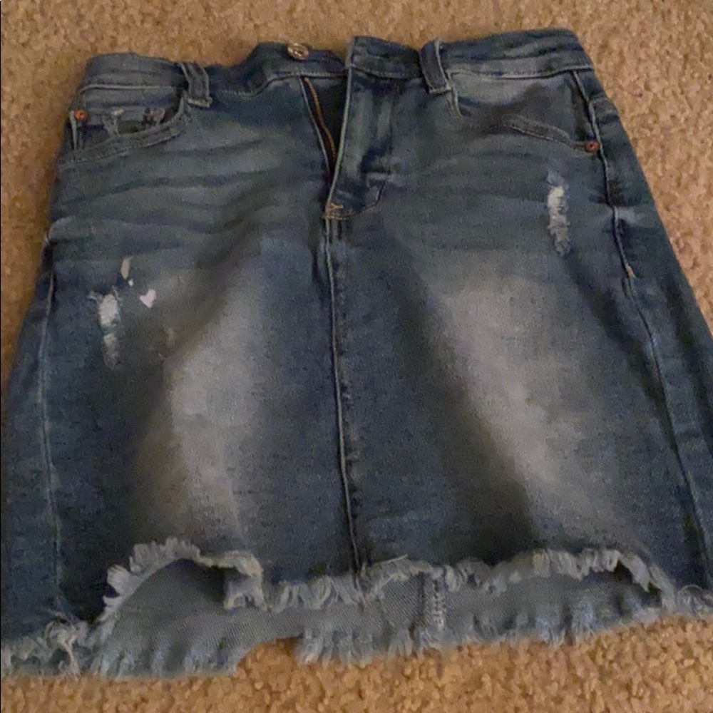 Jean denim skirt